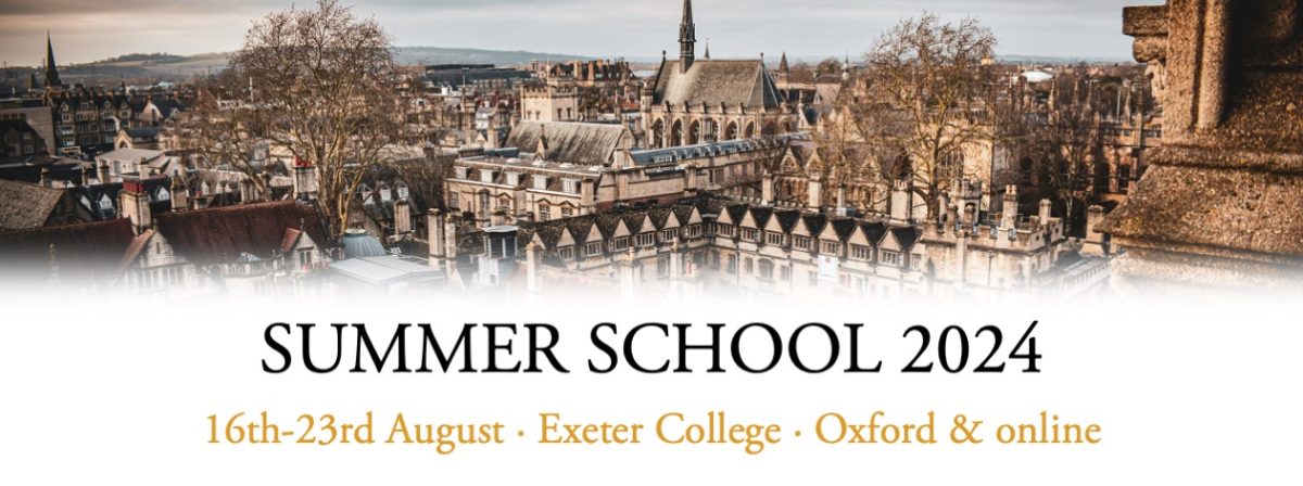 Summer School 2024 in August in Oxford, or online