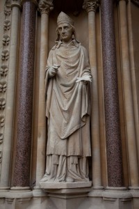 Statue at Exeter College